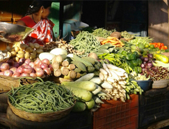Vegetable Market Cleaning